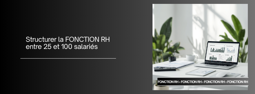 Structurer la fonction RH entre 25 et 100 salariés